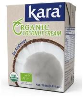 Органические кокосовые сливки Кara Organic, ж.24%, 200 мл