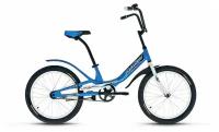 Велосипед Forward Scorpions 20 1.0 2021 рост 10,5" синий/белый