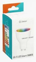 Умная лампа Zetton LED RGBW Smart Wi-Fi Bulb GU10 5Вт ZTSHLBRGBGU101RU (коробка)