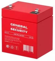 Свинцово-кислотный аккумулятор General Security GS 5-12 (12 В, 5.0 Ач)