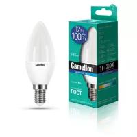 Светодиодная лампочка Camelion LED12-C35/865/E14