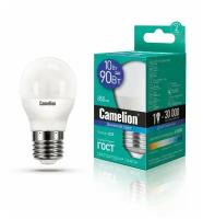 Эл. лампа светодиодная шар LED10-G45/865/E27 (10W=90 Вт 850 Lm) Camelion