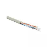 Кабель витая пара U/UTP кат.6 4х2х23AWG solid PVC UUTP4-C6-S23-IN-PVC-GY-305 сер. (м) Hyperline 42047