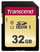 Флеш-накопитель Transcend Карта памяти Transcend 32GB UHS-I U1 SD card MLC