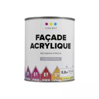 Краска акриловая VINCENT Facade Acrylique матовая бесцветный 0.7 л