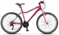 Велосипед Stels Miss 5000 V 26" V050 (2021) LU096326 LU089375 18" Вишнёвый/розовый