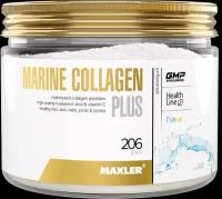 Морской коллаген, гиалурановая кислота, витамин С Maxler Marine Collagen Plus 206 грамм