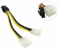 Кабель-переходник питания (адаптер) BaseTech (BT-2MOLEX-PCIe-8P)