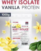 TOP100 Протеин Изолят сывороточного белка 1000г со вкусом ваниль