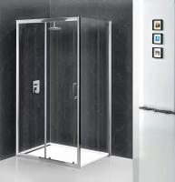 Душевой уголок BelBagno UNO 1850x1200x900 хром UNO-AH-1-120/90-C-Cr