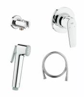 Готовый комплект для гигиенического душа 124900 GROHE BauFlow, хром