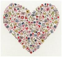 Love Heart (Любимое сердце) #XKA1 Bothy Threads Набор для вышивания 24 x 26 см Счетный крест