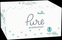 Подгузники Pampers Pure Protection 1, (2-5 кг), 102 шт