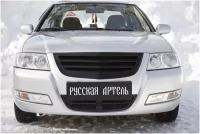 Решётка радиатора с чёрной сеткой Nissan Almera Classic 2007-2012