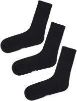 Носки Kingkit, 3 пары, размер 36-41, черный
