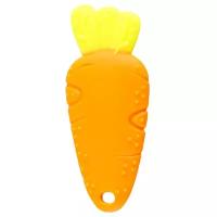 Игрушка прорезыватель "Морковь для малыша" (6,5 см, силикон) (MIO0302-107)