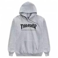 Толстовка THRASHER, размер M, серый