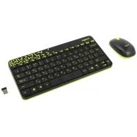 Logitech Wireless Combo MK240 черный (920-008213)