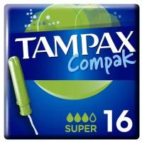Тампоны TAMPAX Compak Super Duo с аппликатором 16шт/уп 1 уп