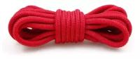 Круглые плетеные шнурки 150см - Красный