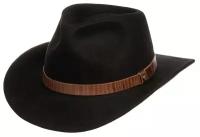 Шляпа STETSON арт. 2798101 WESTERN WOOLFELT (черный), размер 59