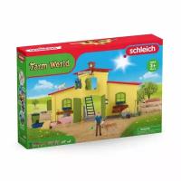 Фигурки Schleich Farm World Большая ферма с животными и аксессуарами 42605