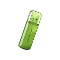 Silicon Power Внешний накопитель 8GB USB Drive Silicon Power Helios 101 Green