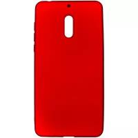 Силиконовый чехол MultiShop Soft TPU матовый для Nokia/Microsoft 6 Красный