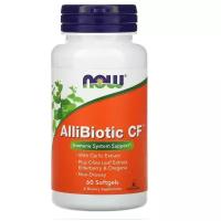 Капсулы NOW AlliBiotic CF, 100 г, 60 шт