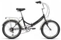 Велосипед 20 FORWARD ARSENAL 2.0 (6-ск.) 2022 черный/зеленый