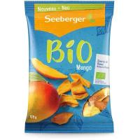 Сухофрукты Seeberger Манго дольками сушеный Mango stripes, dried BIO, 100г