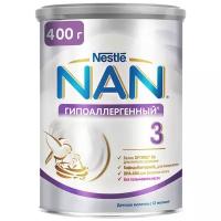 Смесь Nestle NAN Гипоаллергенная 3, 400 г