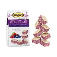 Вафли Crich с ягодно-кремовой начинкой Wafers with forest fruits filling, 125г