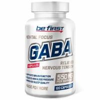 Гамма-аминомасляная кислота Be First GABA Capsules - 120 капсул, без вкуса