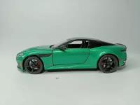 Модель автомобиля Aston Martin DieCast коллекционная металлическая игрушка масштаб 1:24 зеленый