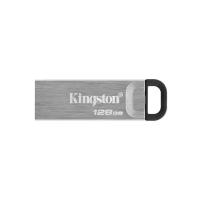 Флешка Kingston DataTraveler Kyson 128 GB, 1 шт., серебристый