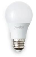 Лампа светодиодная LED A60 15Вт Е27 3000К 42LED Sweko 38761 Теплый свет