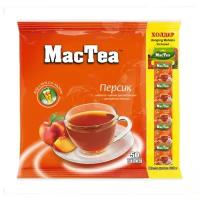 Растворимый чай с персиком MacTea, 50 пакетиков по 16 г