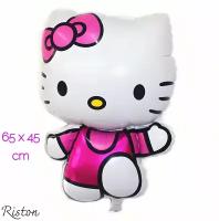 Фольгированный воздушный шар Hello Kitty фигурный для праздников