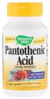 Nature's Way Pantothenic Acid капс. 250 мг №100, 90 г, 100 шт