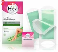 Восковые полоски, технология Easy Gel-wax для сухой кожи, 12 шт (2 шт.)