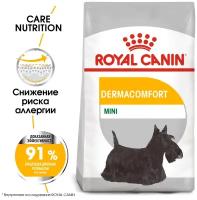 Royal Canin RC Для собак малых пород склонных к раздражению кожи и зуду (Mini Derma Comfort) 24410100R0 1 кг 36070 (2 шт)