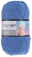 Пряжа для вязания YARNART BABY 50 гр/150 м 100% акрил 600 ярко-голубой