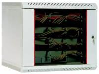Шкаф ЦМО телекоммуникационный настенный 9U (600х300) дверь стекло