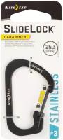 Карабин Nite Ize SlideLock Carabiner Stainless Steel #3 - Черный