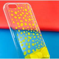 Чехол на смартфон iPhone 5C накладка пластиковая с аппликацией