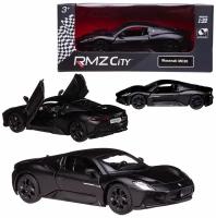 Машина металлическая RMZ City серия 1:32 Maserati MC 2020,инерционный механизм, двери открываются, черный матовый цвет. 554982M