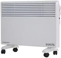 Конвектор Oasis LK-15 (U), 1.5 кВт, 20 м², колеса в комплекте, белый