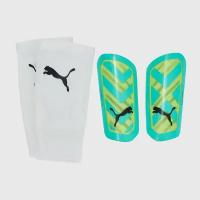 Щитки футбольные Puma Ultra Flex Sleeve 03087102, р-р XS, Зеленый