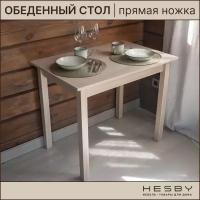 Стол обеденный компактный для кухни Hesby Kitchen table 1. Размер: 90*60*73см. Цвет: дуб сонома